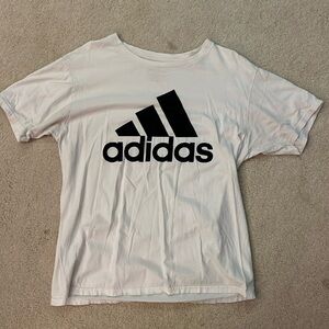 Adidas Logo Tee - White